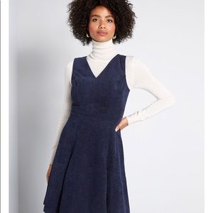 ModCloth Utmost Allure Corduroy A-Line Dress